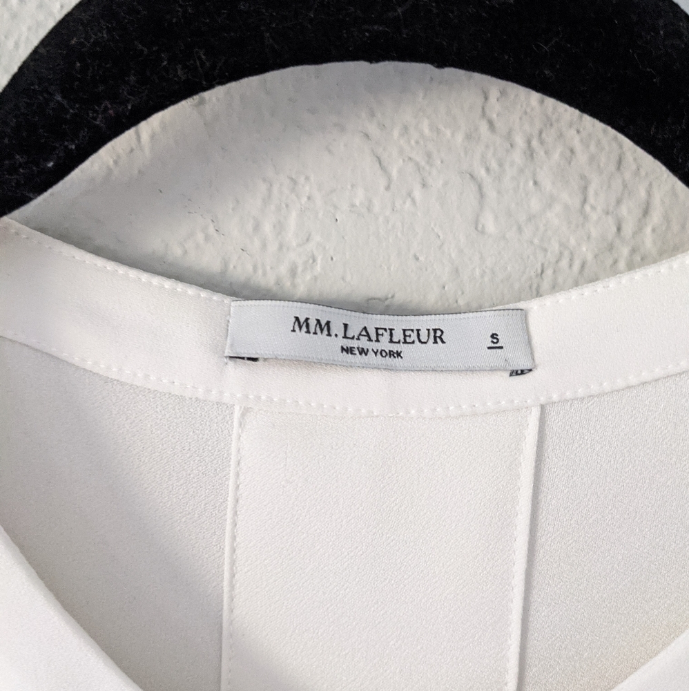 MM Lafleur ivory Austen Tunic Size Small - Picture 6 of 9